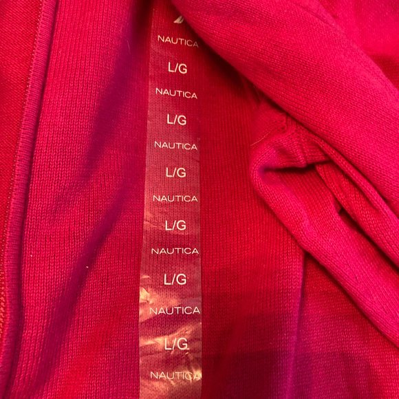 Nautica Fuchsia Hoodie Sweater - NWT - Picture 9 of 11